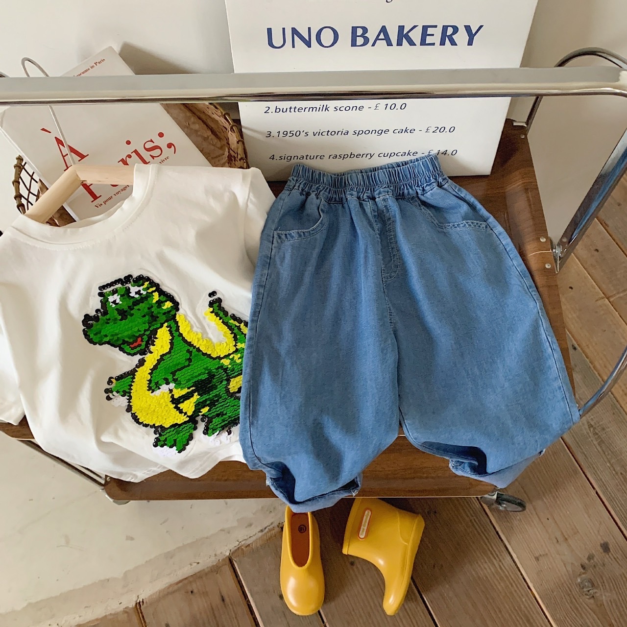 休閒百搭牛仔褲