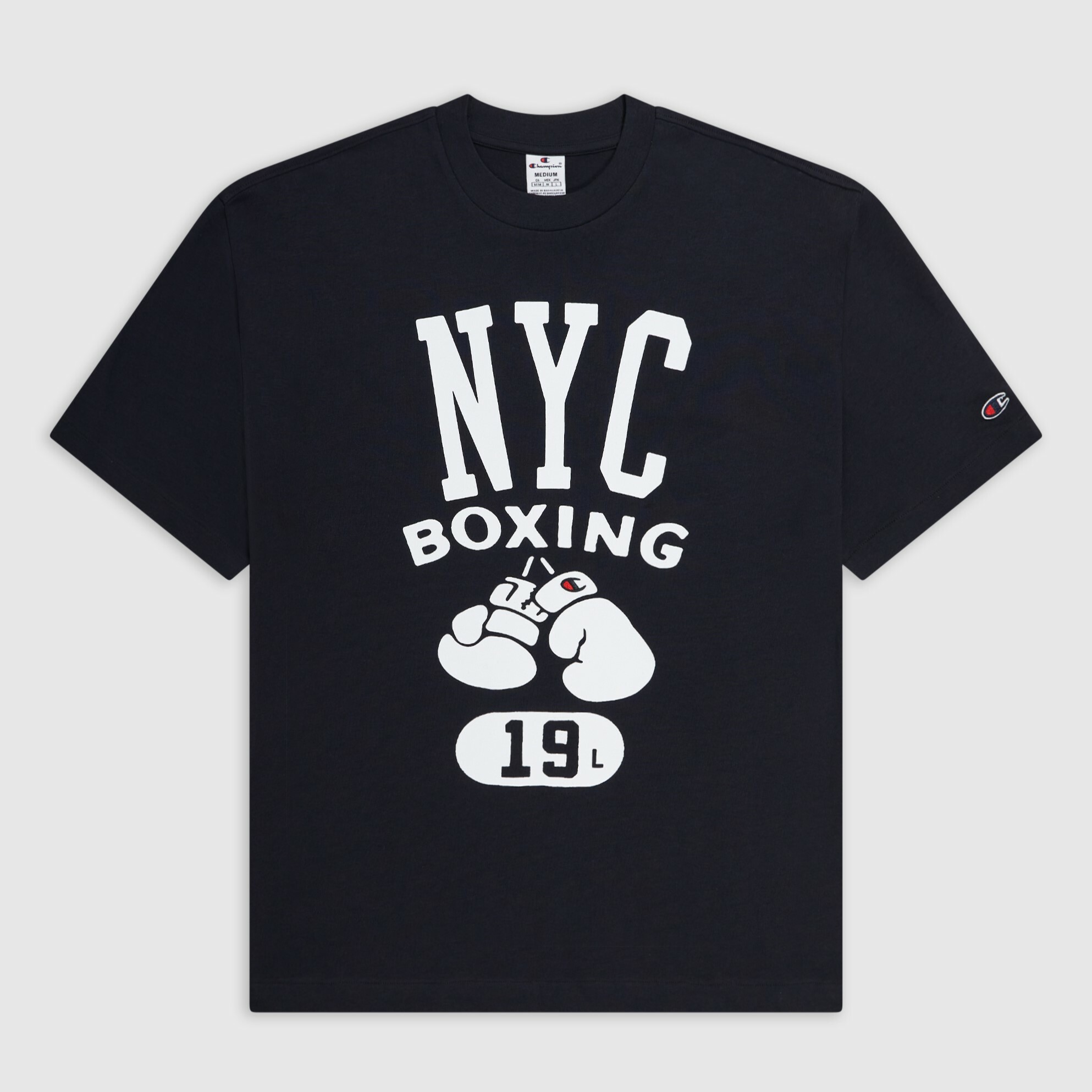 男款-運動俱樂部印花短TEE-黑色（219856-KK001）