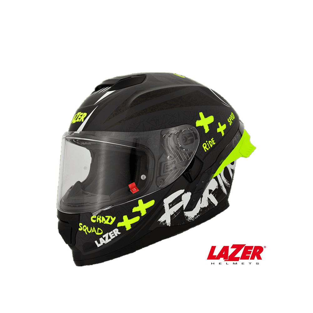 LAZER Rafale SR ONI 全罩式安全帽 消光黑灰