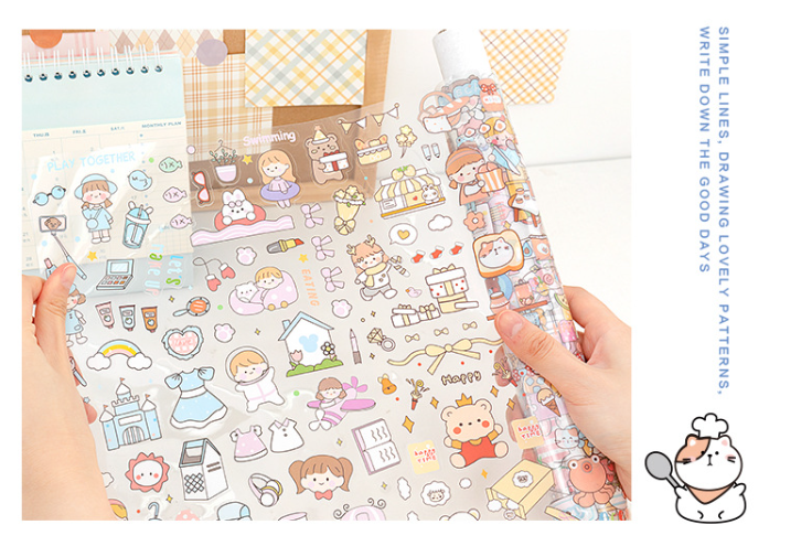 清货 PET贴纸胶带单卷 (30cmx 73cm)