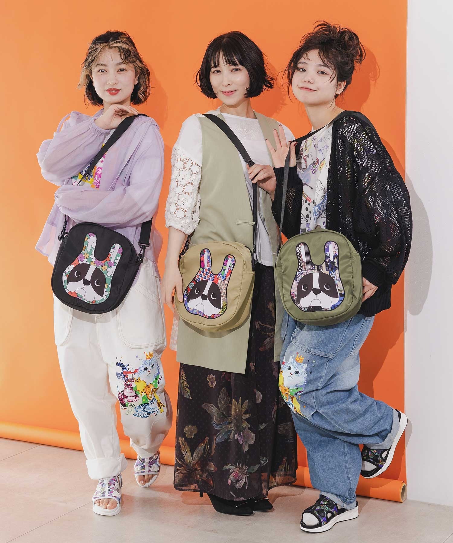 預購 - Scolar 法虎花花斜孭袋