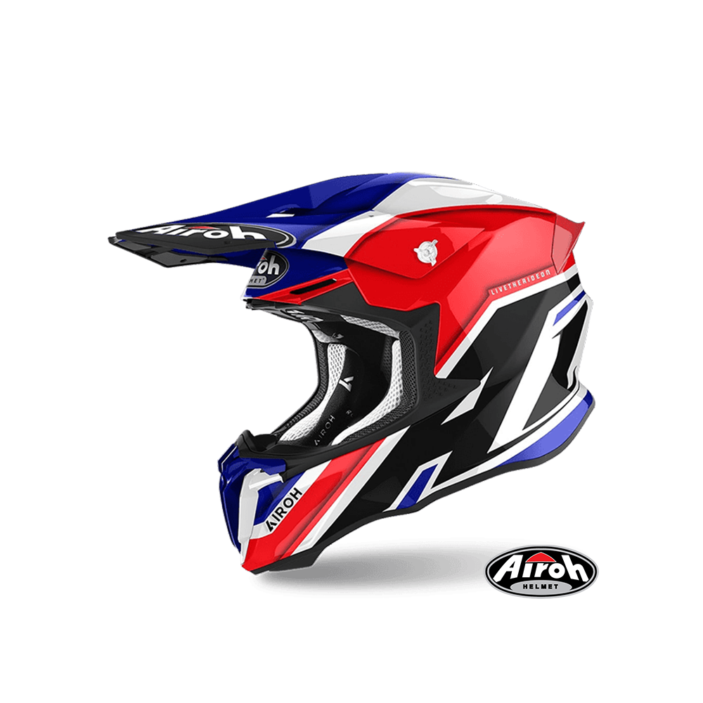 AIROH TWIST 2.0 #46 SHAKEN 越野帽 紅藍