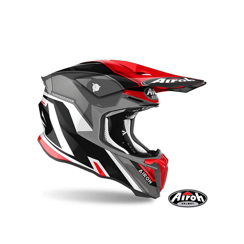 AIROH TWIST 2.0 #46 SHAKEN 越野帽 灰紅