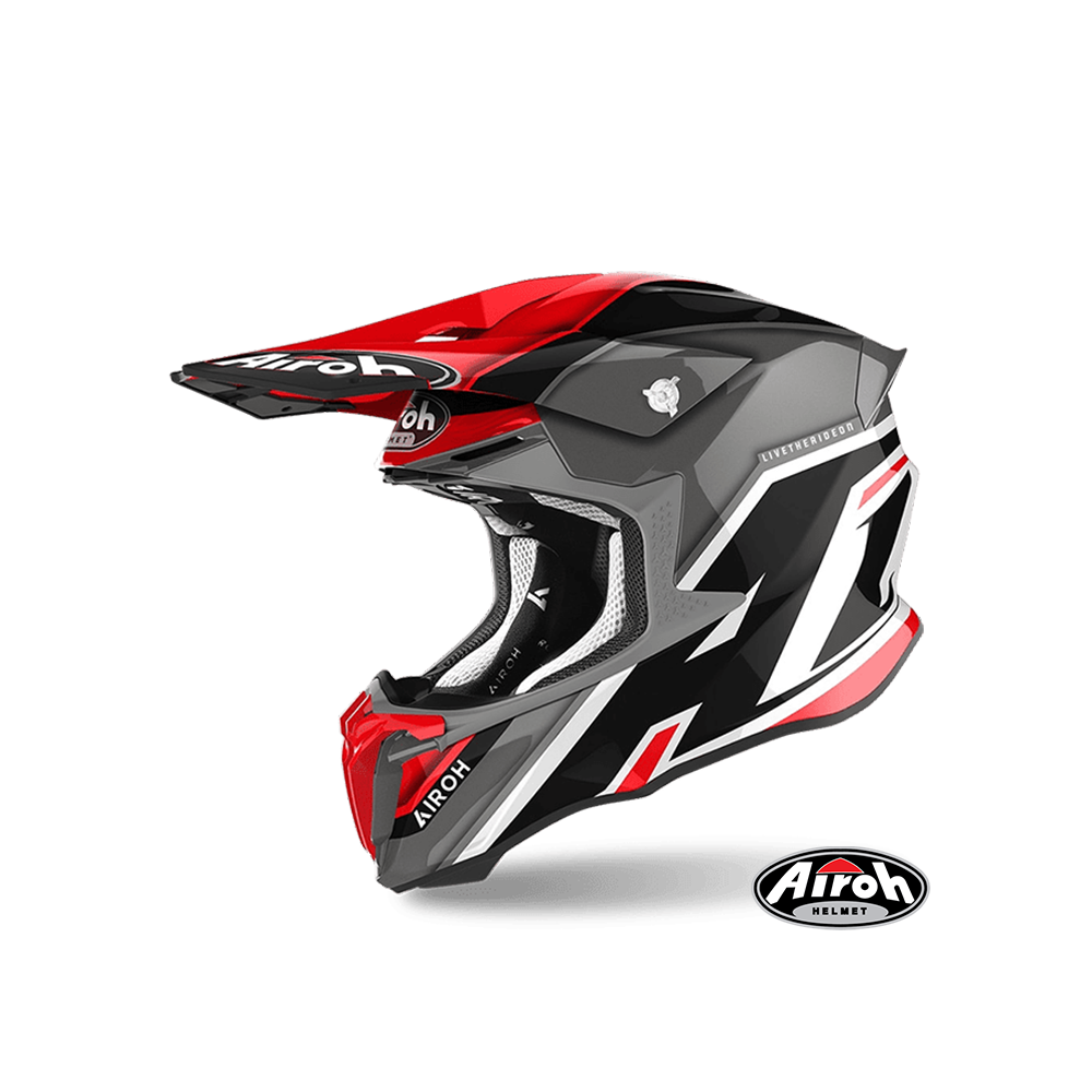 AIROH TWIST 2.0 #46 SHAKEN 越野帽 灰紅