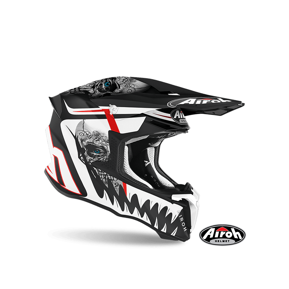 AIROH TWIST 2.0 #47 MASK 越野帽 消光黑白