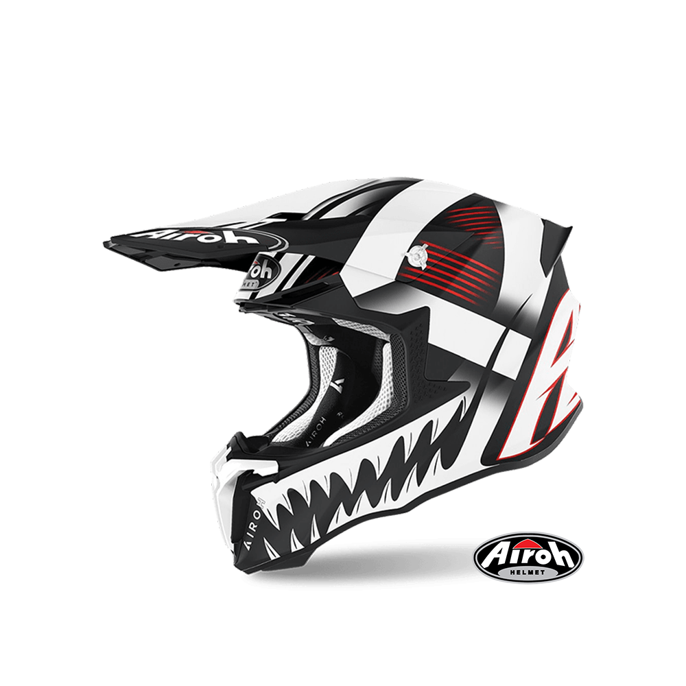 AIROH TWIST 2.0 #47 MASK 越野帽 消光黑白