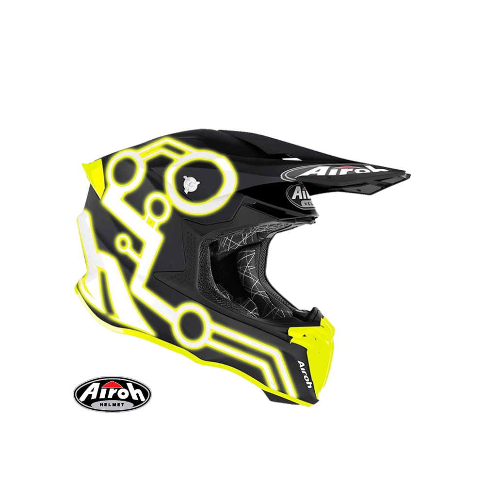 AIROH TWIST 2.0 #24 NEON 越野帽 螢光黃