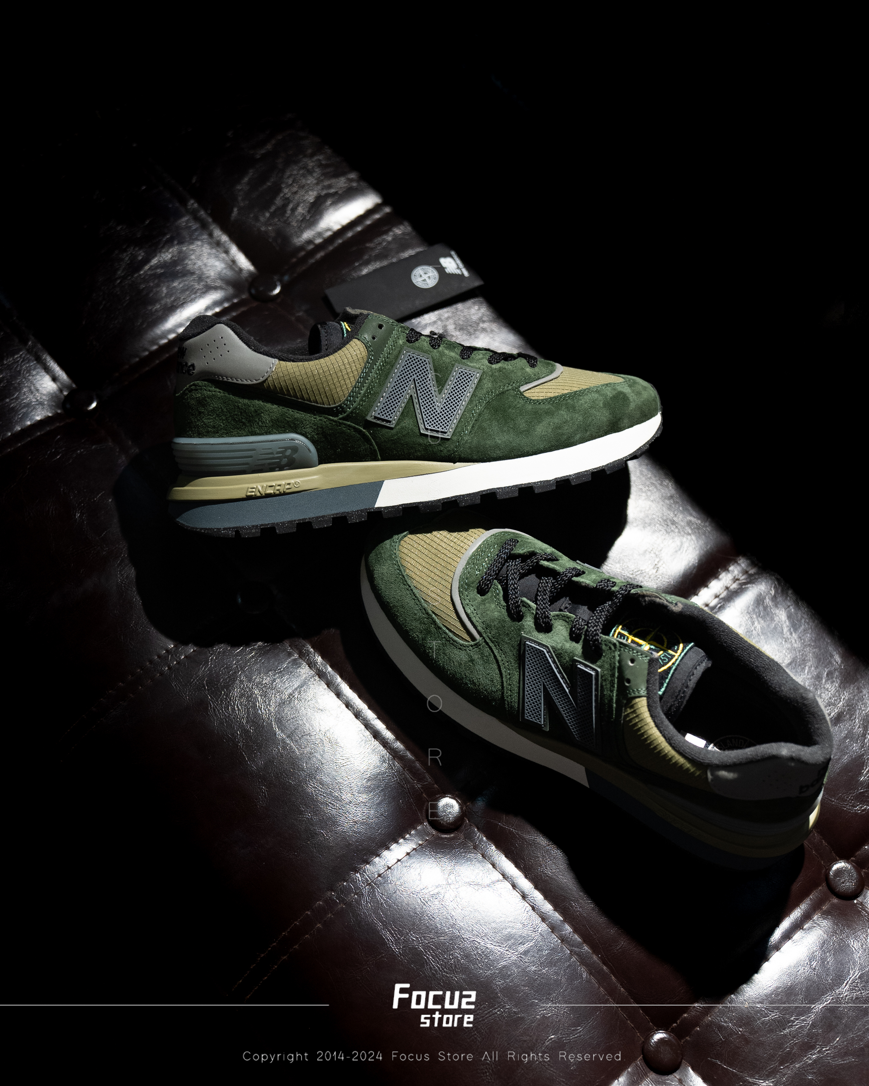 【Focus Store】預購 Stone Island x New Balance 574 石頭島 聯名款 U574LGIL / U574LGTN