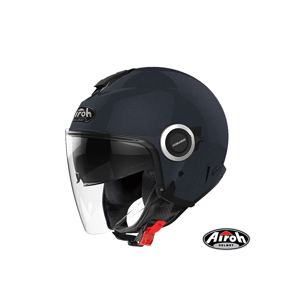 AIROH HELIOS 海力奧斯 素色款 3/4罩安全帽 閃銀灰