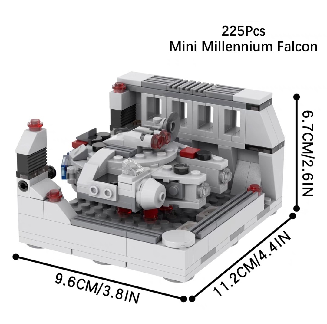 MOC Mini Millnnium Falcon Star Wars MOC2245