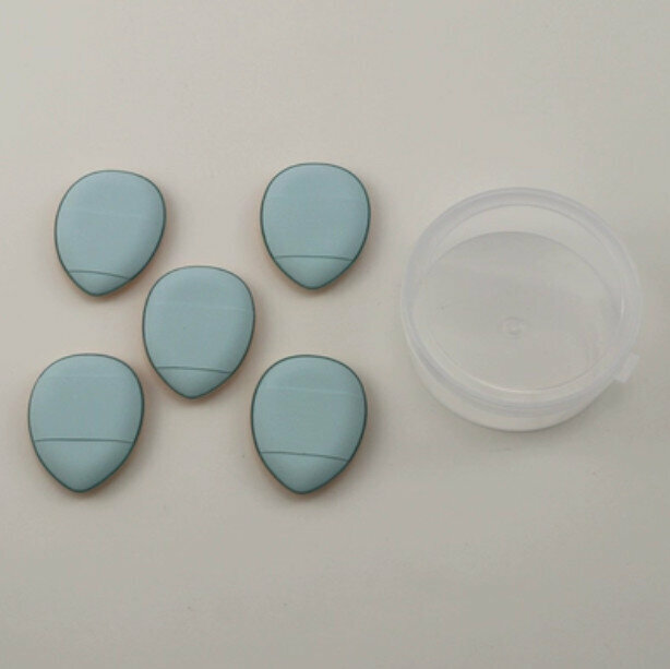 熱推mini氣墊粉撲手指粉撲（藍色手指粉撲（五片盒裝））