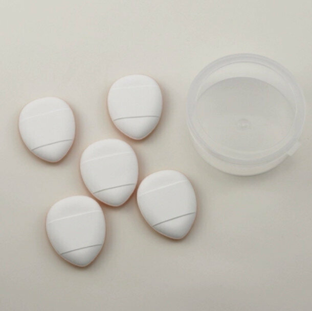 熱推mini氣墊粉撲手指粉撲（白色手指粉撲（五片盒裝））