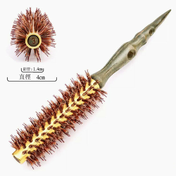 Hot push comb (JS-7-3 (small size) straight grain roller comb)