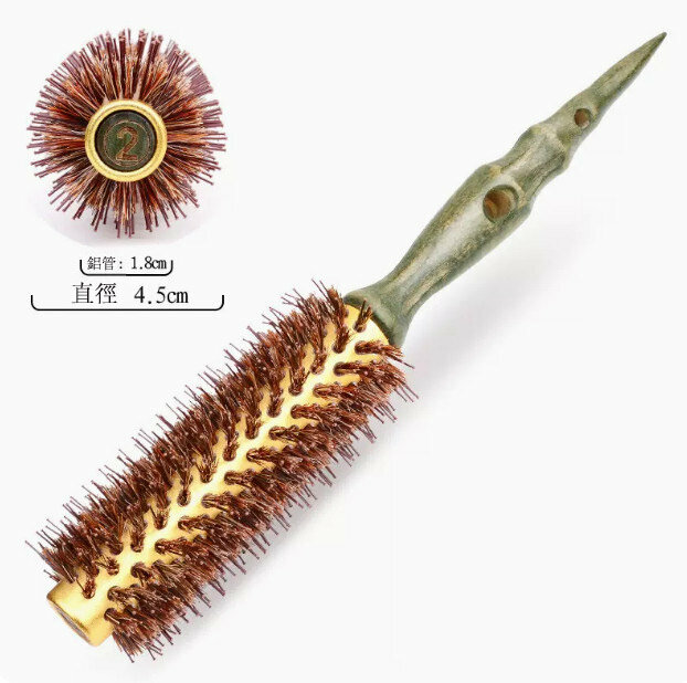 Hot push comb (JS-7-2 (medium size) straight grain roller comb)