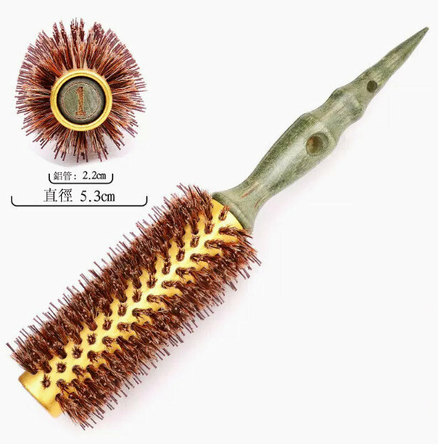 Hot push comb (JS-7-1 (large size) straight grain roller comb)