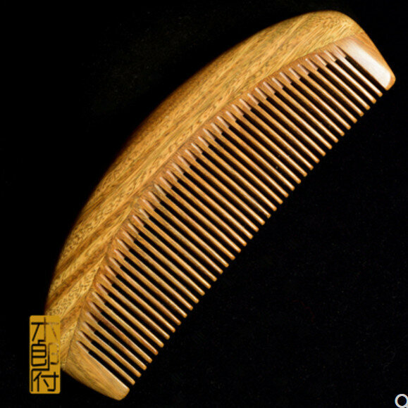 Hot recommended green sandalwood sandalwood comb