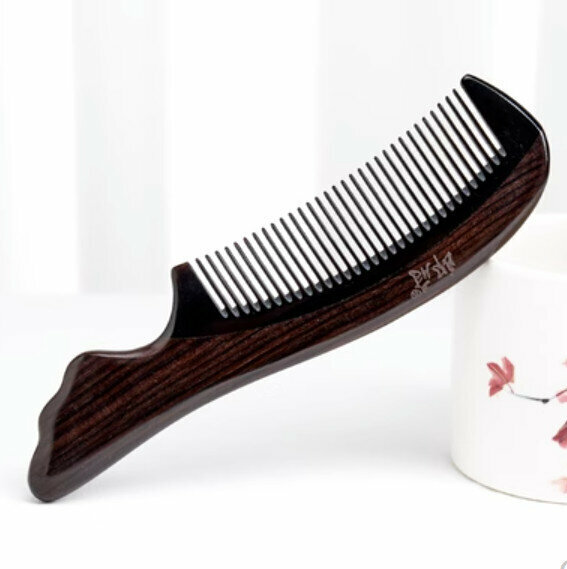 Hot recommended ebony horn comb