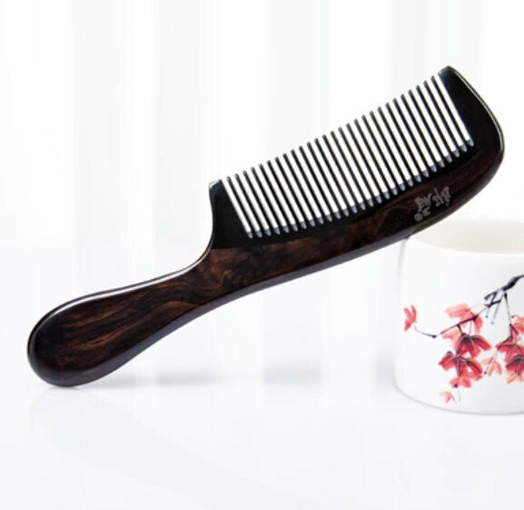 Hot ebony horn comb