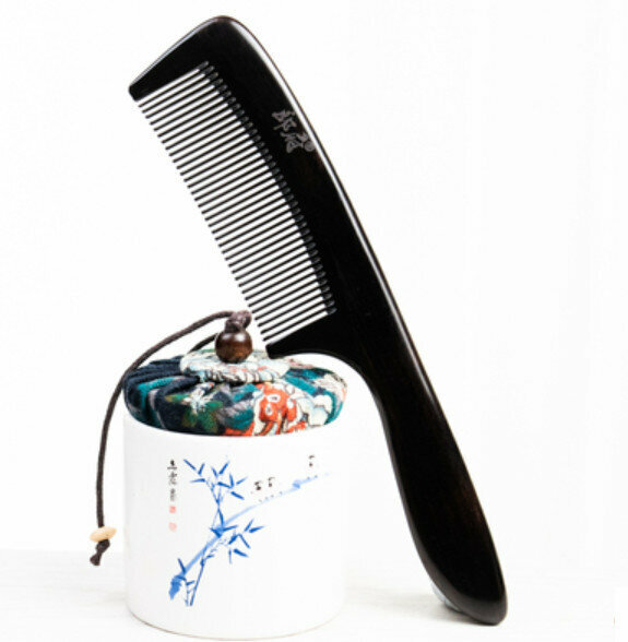 Hot recommended ebony horn comb