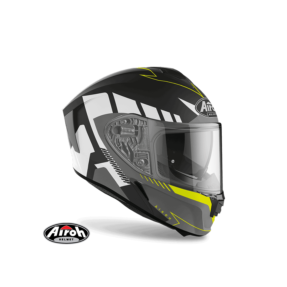 AIROH SPARK #8 彩繪 全罩式安全帽 消光黑灰