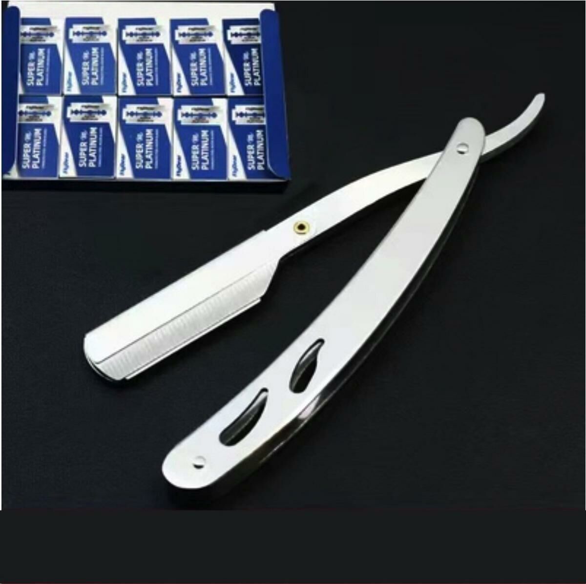 Popular manual razor eyebrow trimmer (blade holder + 100 blades + blade holder box)