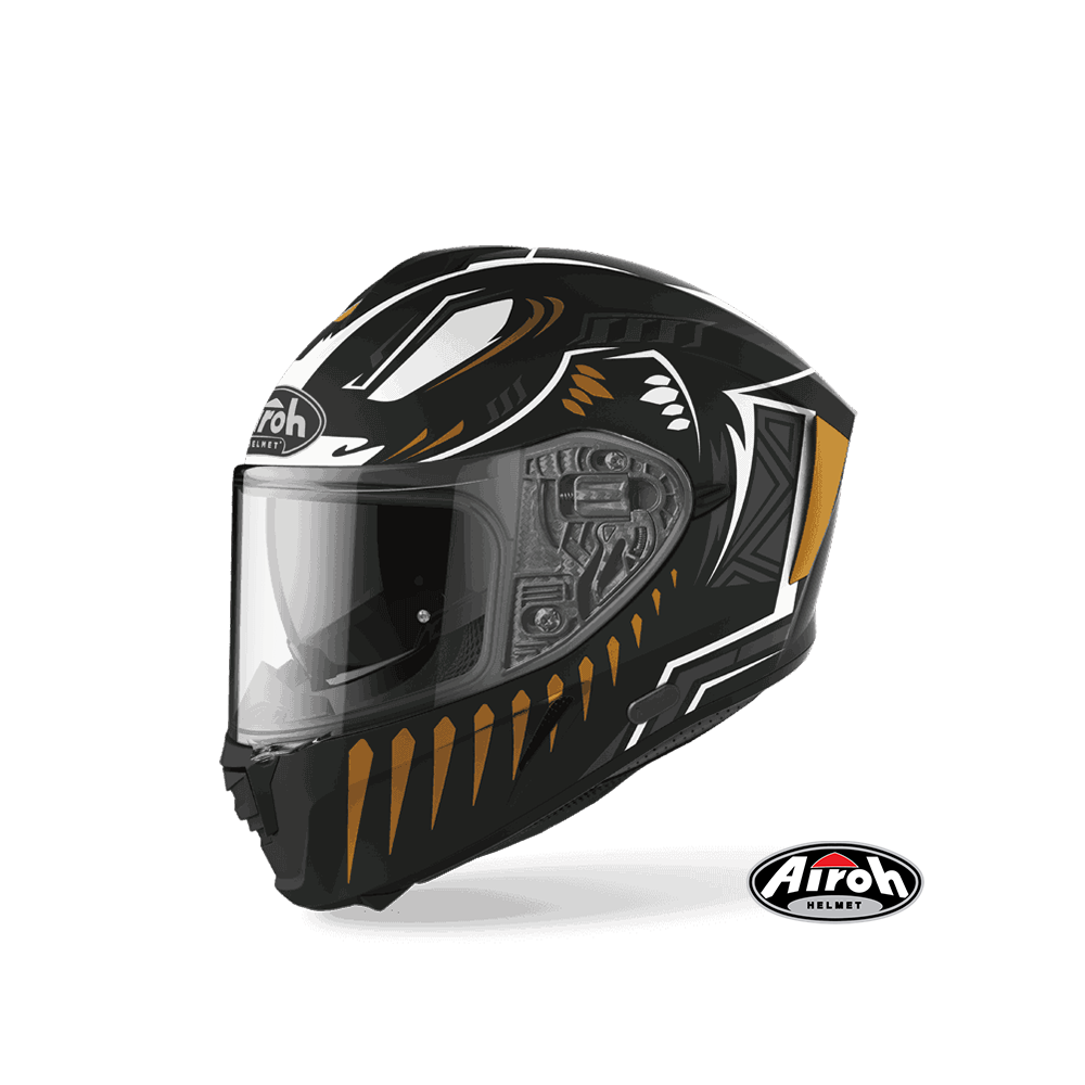 AIROH SPARK #1 黑豹款 彩繪 全罩式安全帽