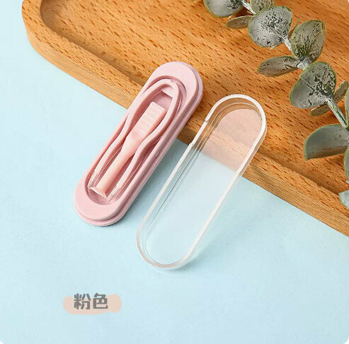 Popular contact lens wearing aid [2 pieces in pink]