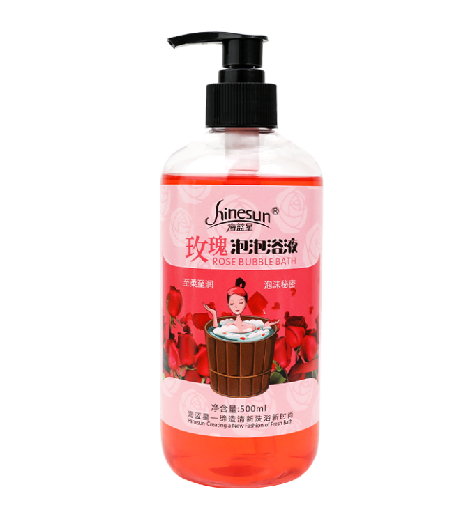 Popular rose bubble bath (capacity: 500ml)