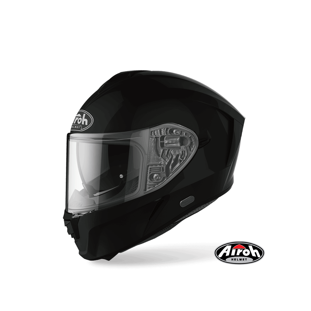 AIROH SPARK 素色 全罩式安全帽 亮黑