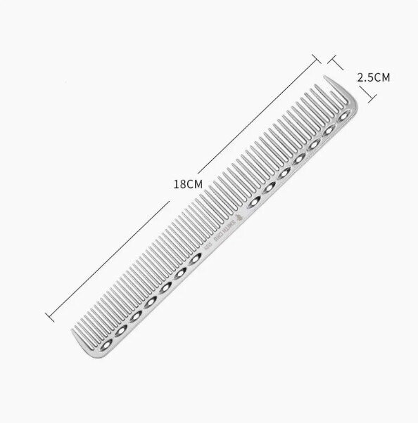 Popular comb (short silver)