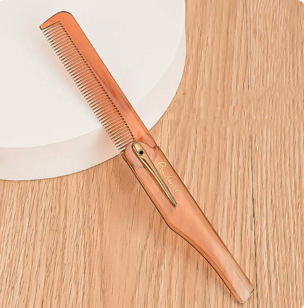 Popular comb (amber folding comb-JC-07TT)
