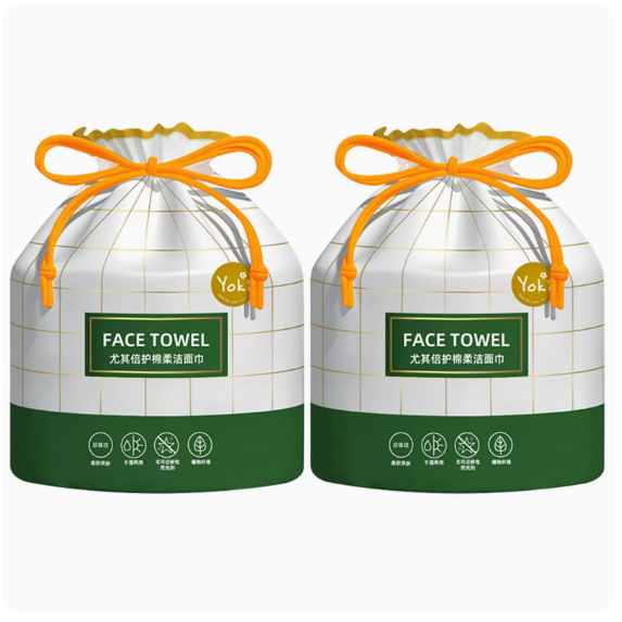 Popular dual-purpose soft cotton (2 rolls [thickened/pearl pattern])