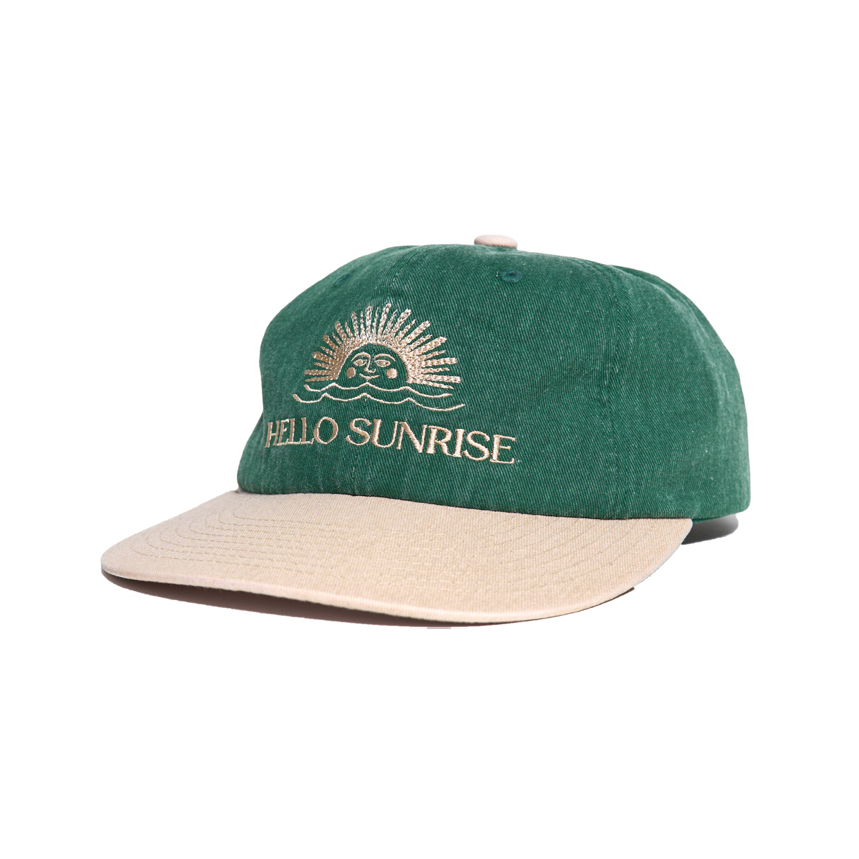<韓國代購> HELLO SUNRISE TWO TONE WASHED OG LOGO CAP
