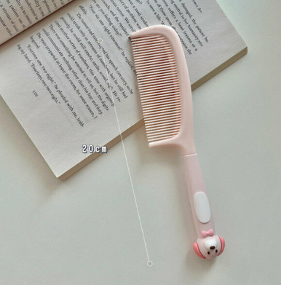 New home portable anti-static hair straightening comb (pink gentleman dog)