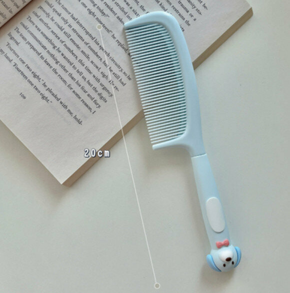 New home portable anti-static hair straightening comb (blue gentleman dog)