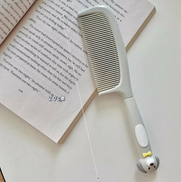 New home portable anti-static hair straightening comb (grey gentleman dog)