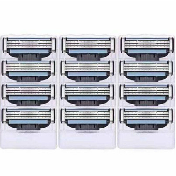 New manual 3-layer razor blade (12 blades without blade holder)