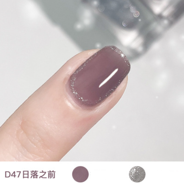 新款指甲油（淺紫色47#日落之前【1支】）