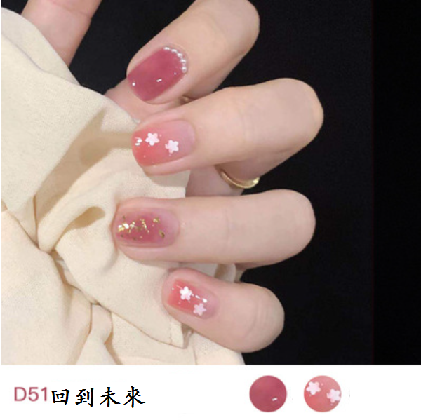 新款指甲油（玫紅色51#回到未來【1支】）