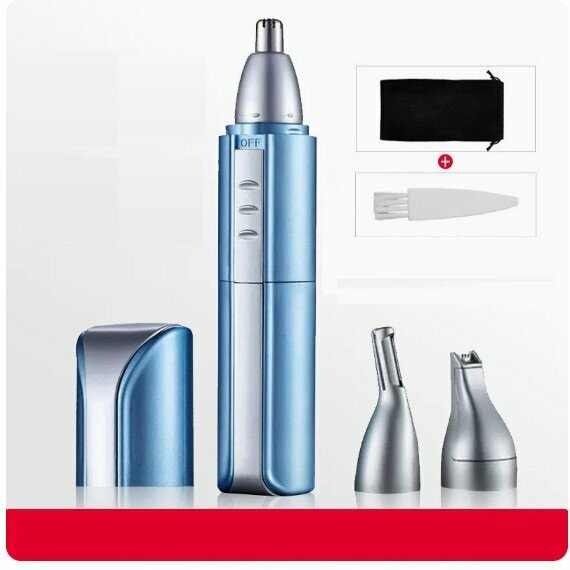 New electric shaving and eyebrow trimmer (blue)