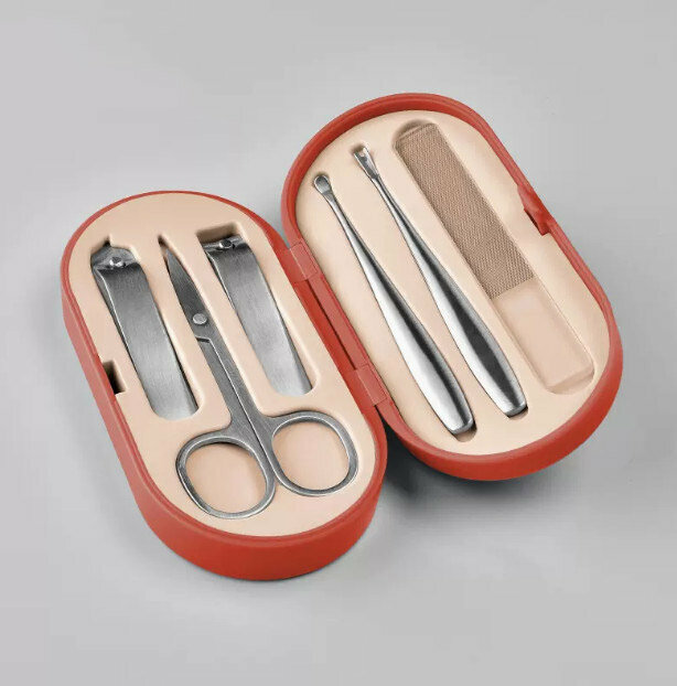 New nail clipper set (tomato red)