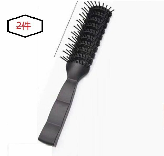 New hairdressing carbon steel comb (2 pieces) (rib comb)