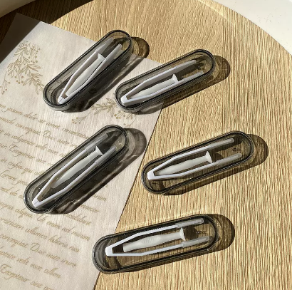Hot Selling Contact Lens Wearing Aid Contact Lens Box Clip (Specification: 330 Tweezers [Gray] 5 pcs.)