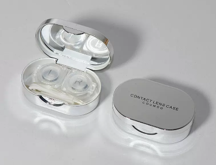 Hot Selling Contact Lens Care Storage Box Contact Lens Case (Specification: UV [Silver])