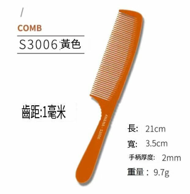 熱賣推邊梳（電木S3006款）