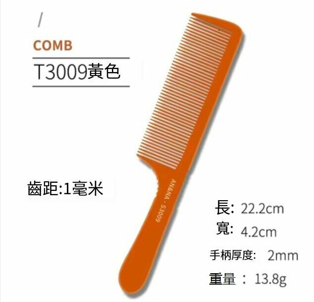 熱賣推邊梳（電木S3009款）