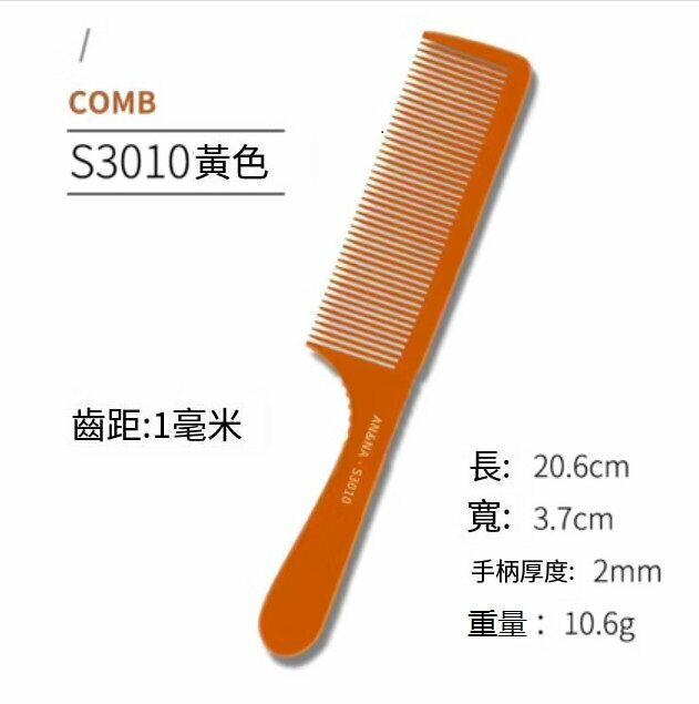 熱賣推邊梳（電木S3010款）