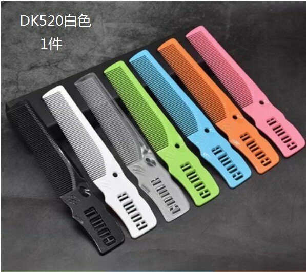 Hot selling push edge hair cutting comb (DK520 white)
