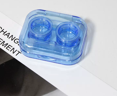 Hot selling no-twist cap contact lens box with multiple pairs of contact lenses (specification: as755 Klein blue)