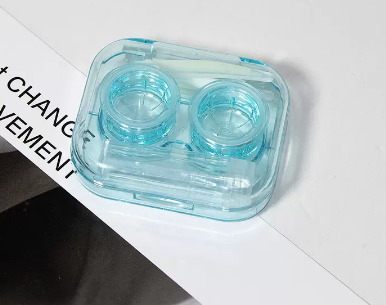 Hot selling no-twist cap contact lens box with multiple pairs of contact lenses (specification: as755 blue-green)